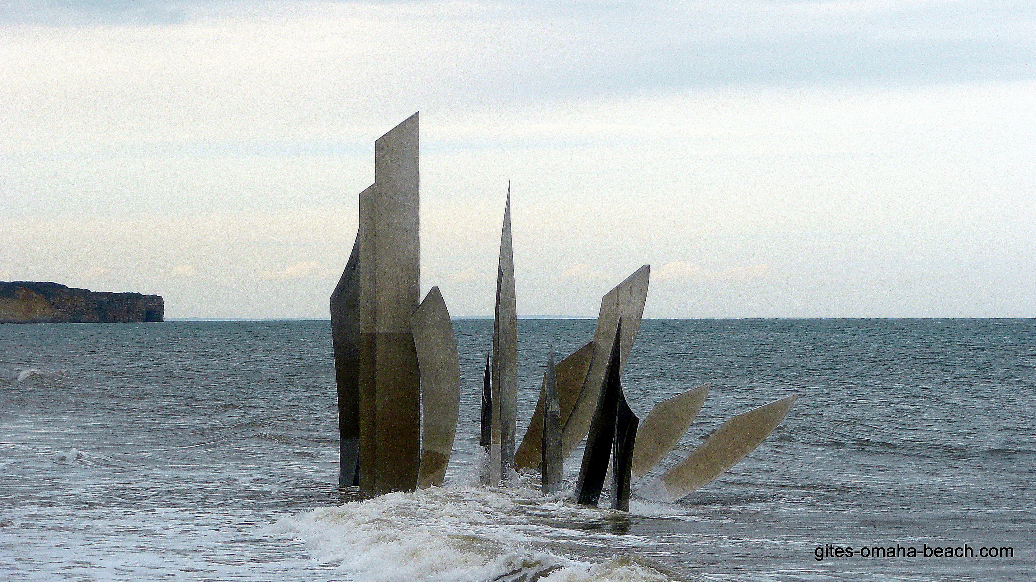 Les Braves, Omaha Beach, à marée haute